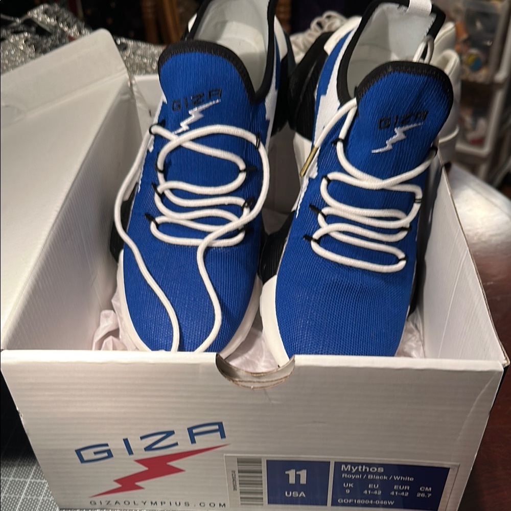 Giza Blue and Black Sneakers size 11